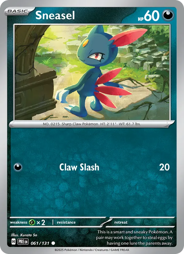 Sneasel — Prismatic Evolutions 061/131