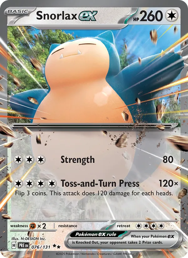 Snorlax ex — Prismatic Evolutions 076/131
