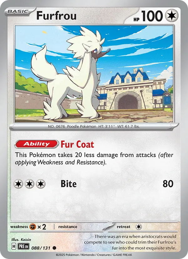 Furfrou — Prismatic Evolutions 088/131