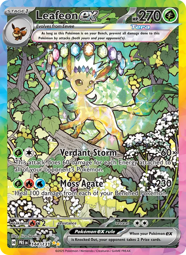 Leafeon ex — Prismatic Evolutions 144/131