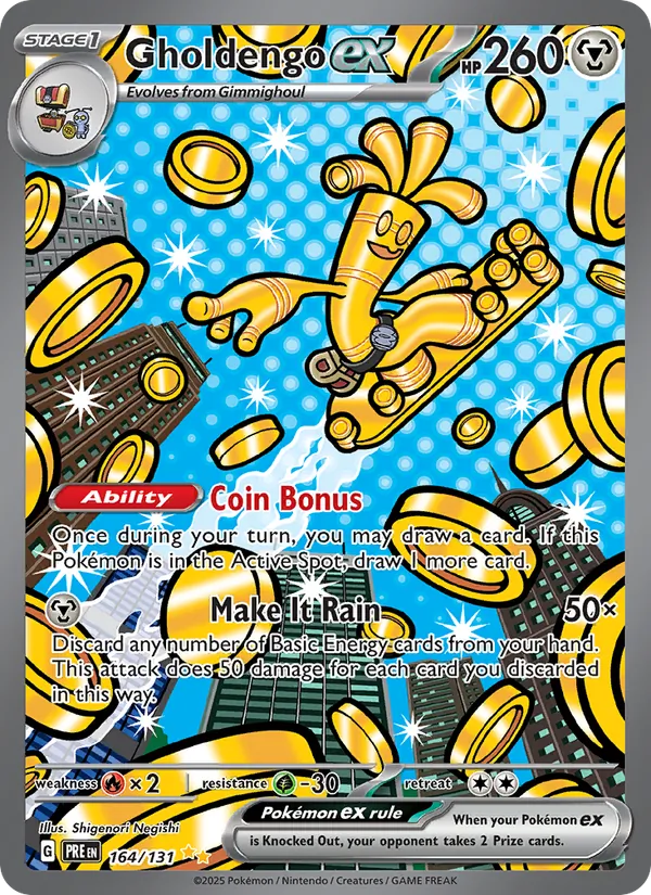 Gholdengo ex — Prismatic Evolutions 164/131