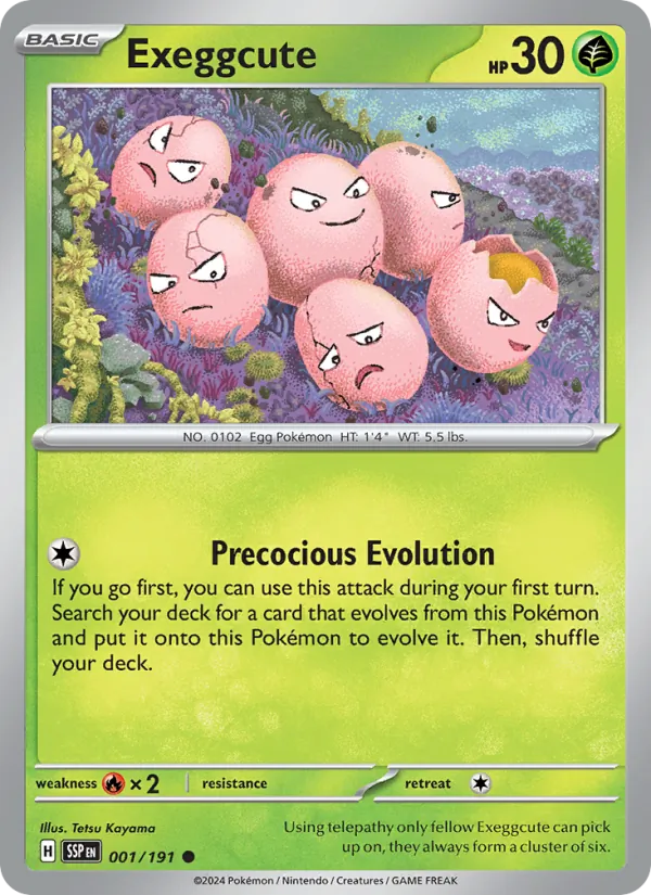 Exeggcute — Surging Sparks 001/191