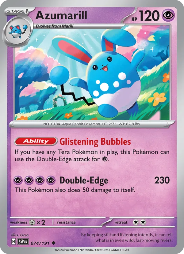 Azumarill — Surging Sparks 074/191