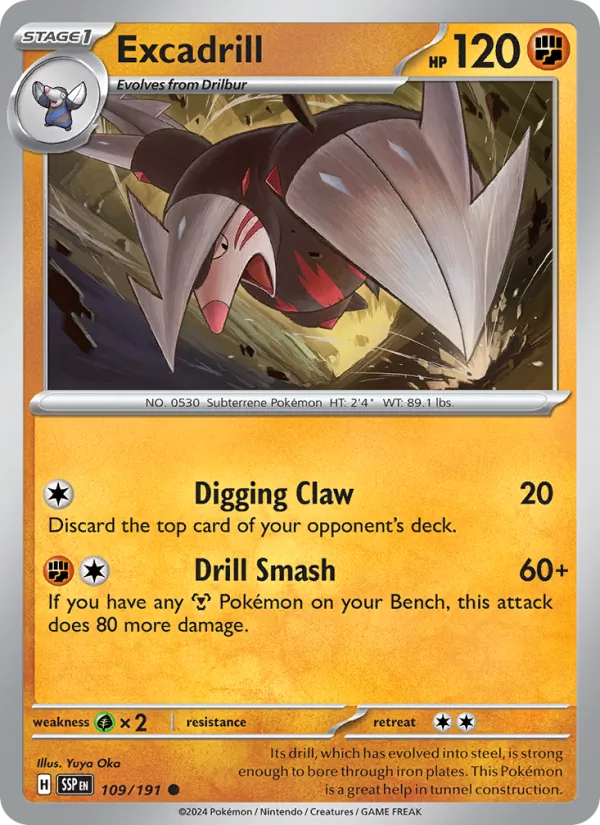 Excadrill — Surging Sparks 109/191