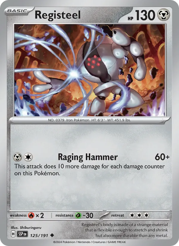 Registeel — Surging Sparks 125/191