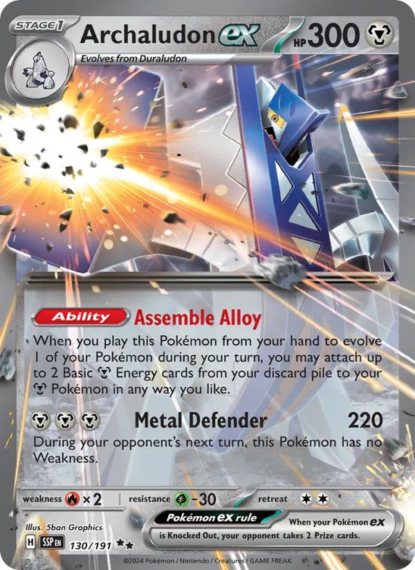 Archaludon ex — Surging Sparks 130/191