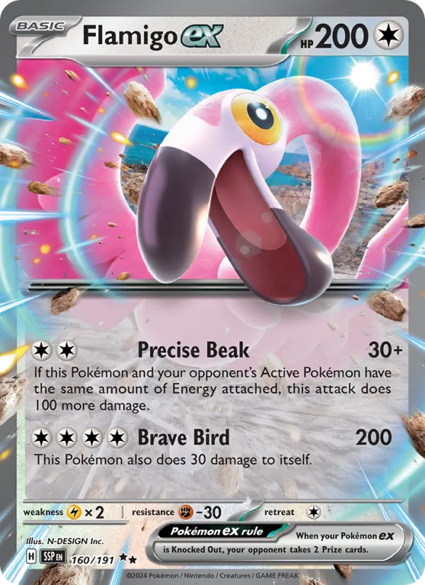 Flamigo ex — Surging Sparks 160/191