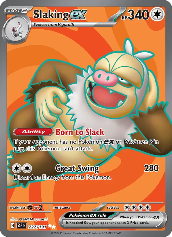 Slaking ex — Surging Sparks 227/191