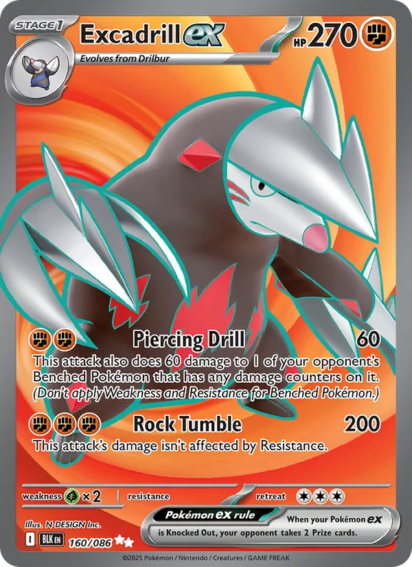 Excadrill ex — Black Bolt 160/86