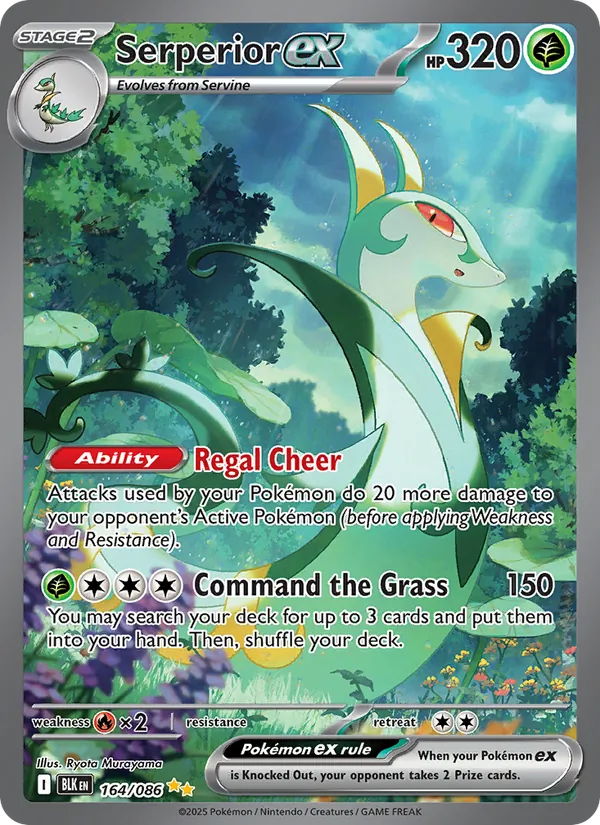 Serperior ex — Black Bolt 164/86
