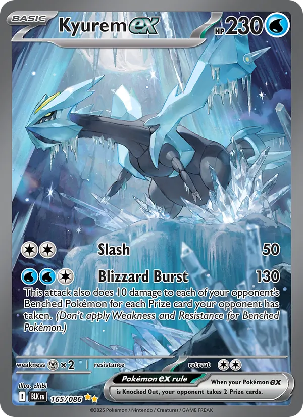 Kyurem ex — Black Bolt 165/86