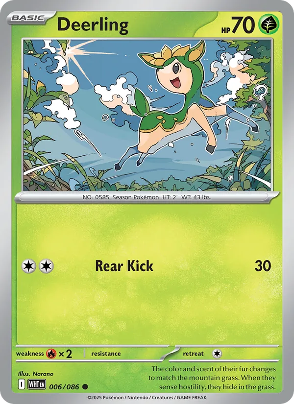 Deerling — White Flare 006/86