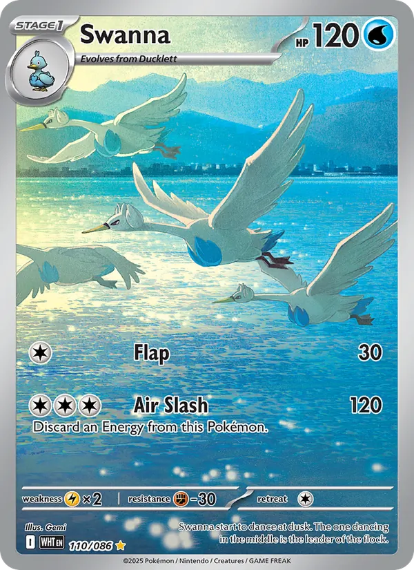 Swanna — White Flare 110/86