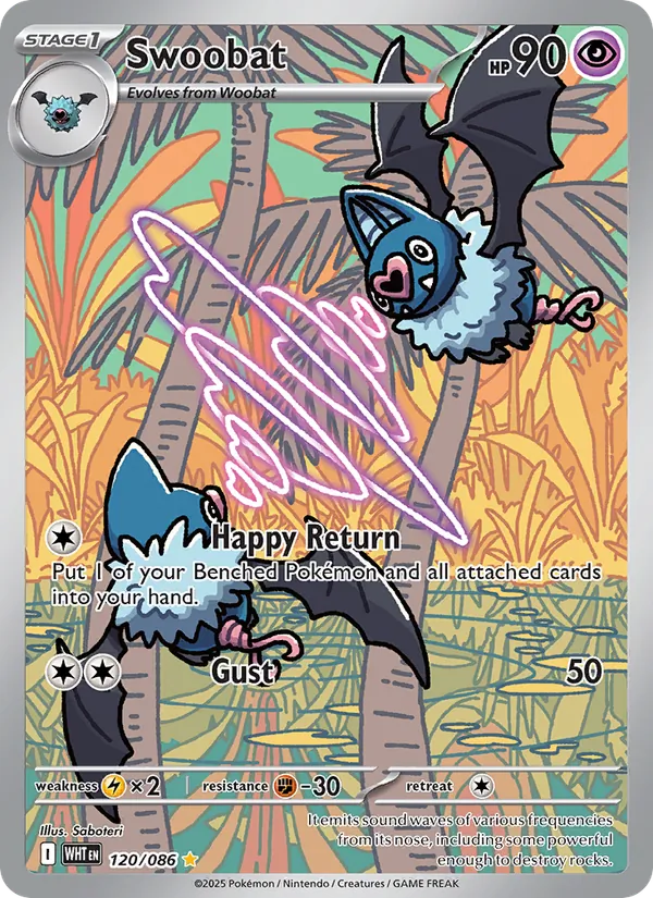 Swoobat — White Flare 120/86