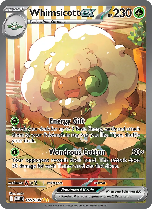 Whimsicott ex — White Flare 165/86