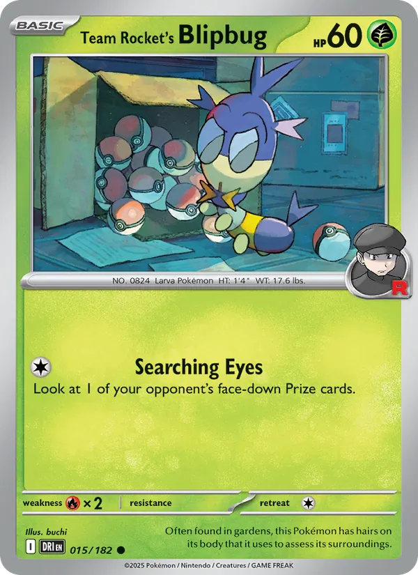 Team Rocket's Blipbug — Destined Rivals 015/182