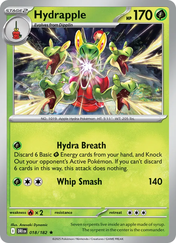 Hydrapple — Destined Rivals 018/182