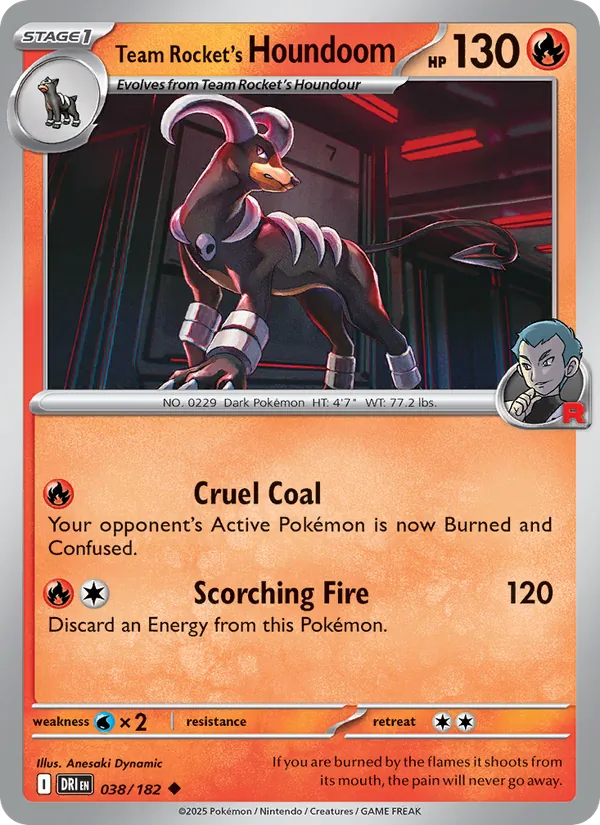 Team Rocket's Houndoom — Destined Rivals 038/182