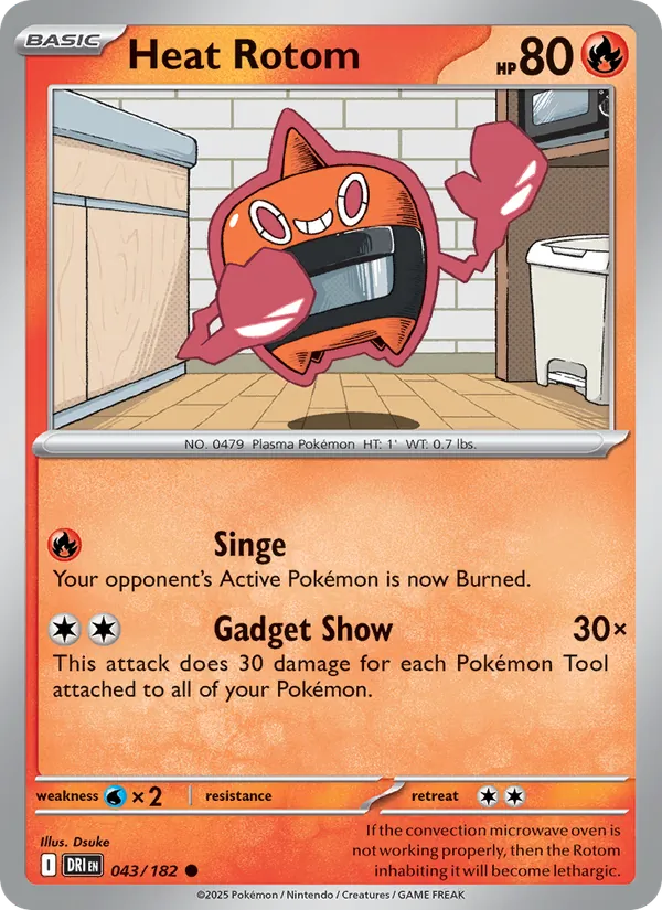 Heat Rotom — Destined Rivals 043/182