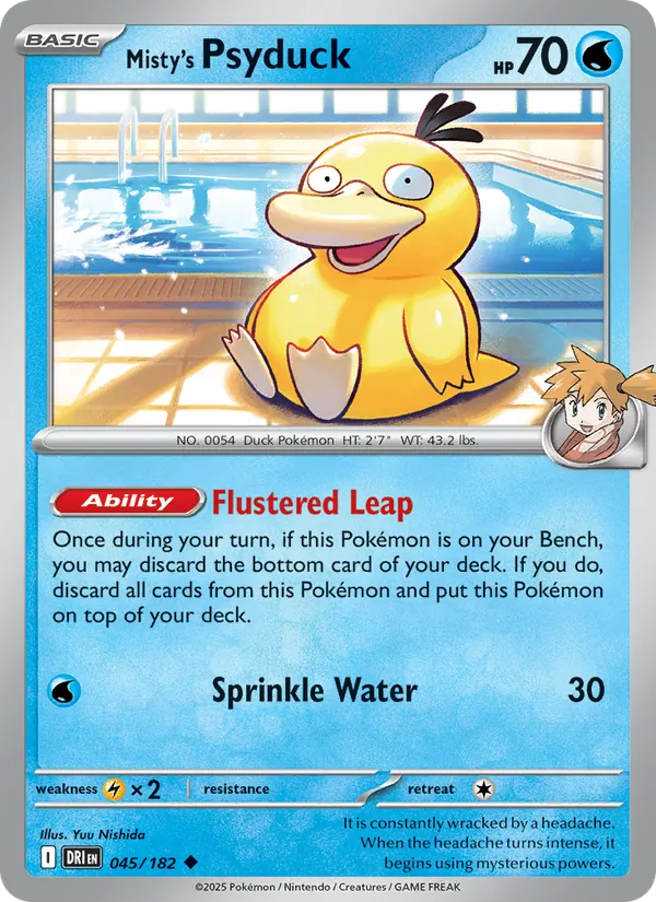 Misty's Psyduck — Destined Rivals 045/182