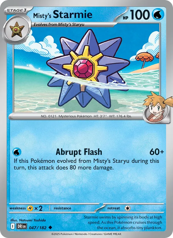 Misty's Starmie — Destined Rivals 047/182