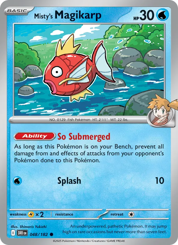 Misty's Magikarp — Destined Rivals 048/182