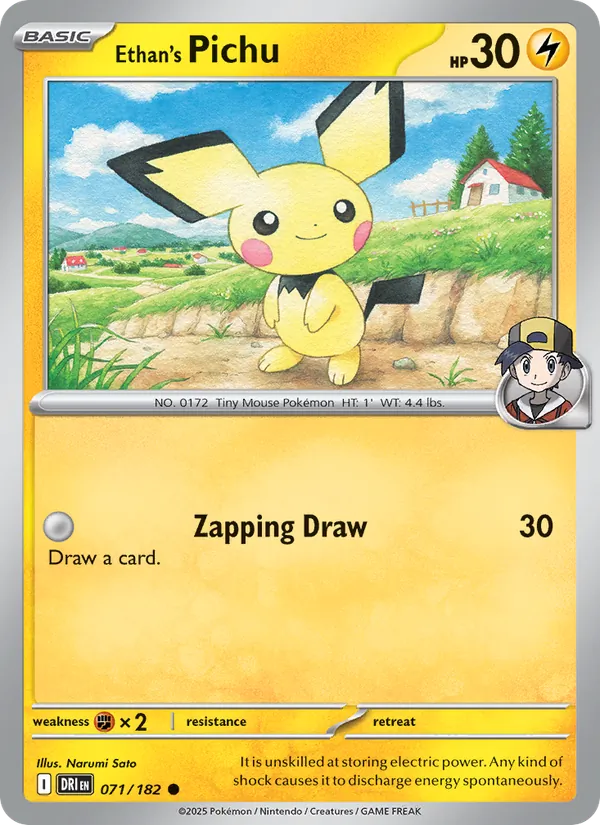 Ethan's Pichu — Destined Rivals 071/182