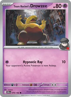 Team Rocket's Drowzee