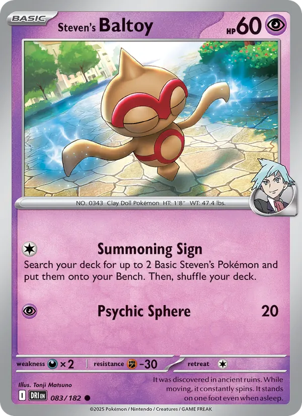 Steven's Baltoy — Destined Rivals 083/182