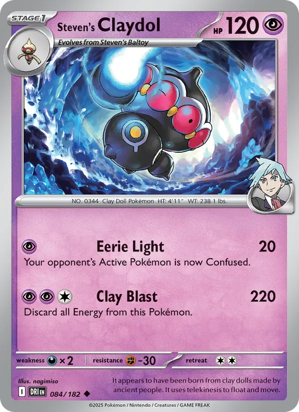 Steven's Claydol — Destined Rivals 084/182