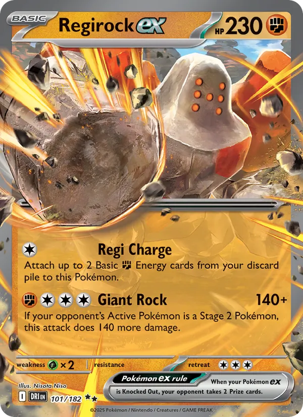 Regirock-ex — Rivalités Destinées 101/182