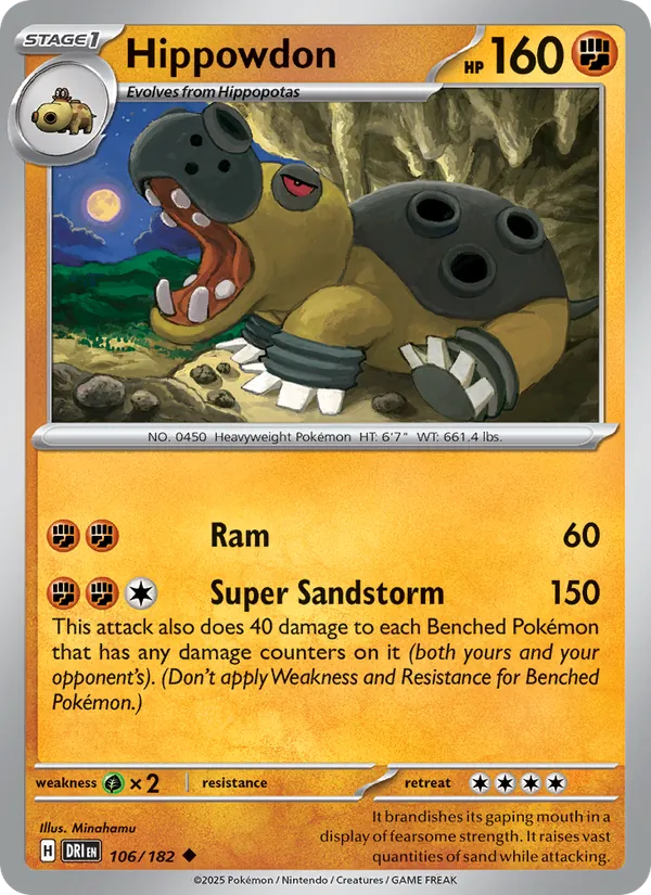 Hippowdon — Destined Rivals 106/182