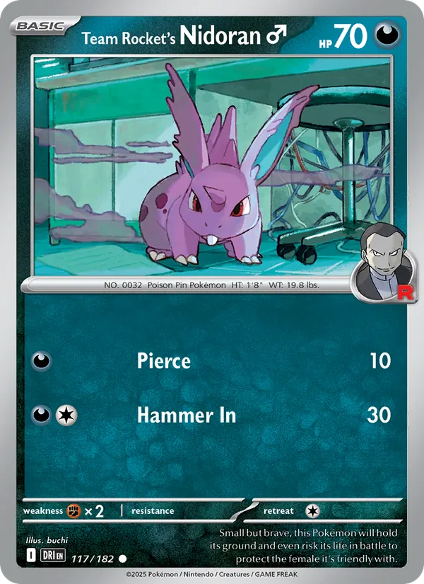 Team Rocket's Nidoran♂ — Destined Rivals 117/182