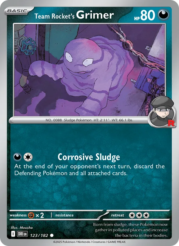 Team Rocket's Grimer — Destined Rivals 123/182