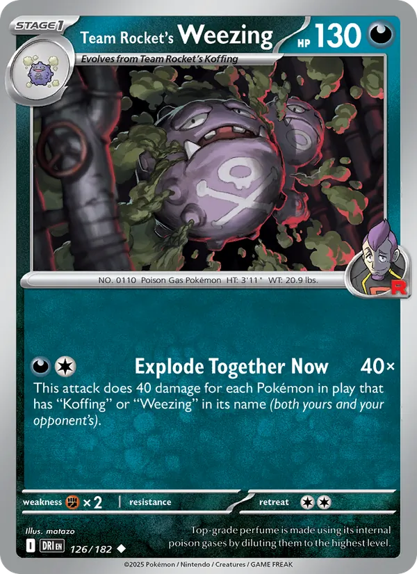 Team Rocket's Weezing — Destined Rivals 126/182