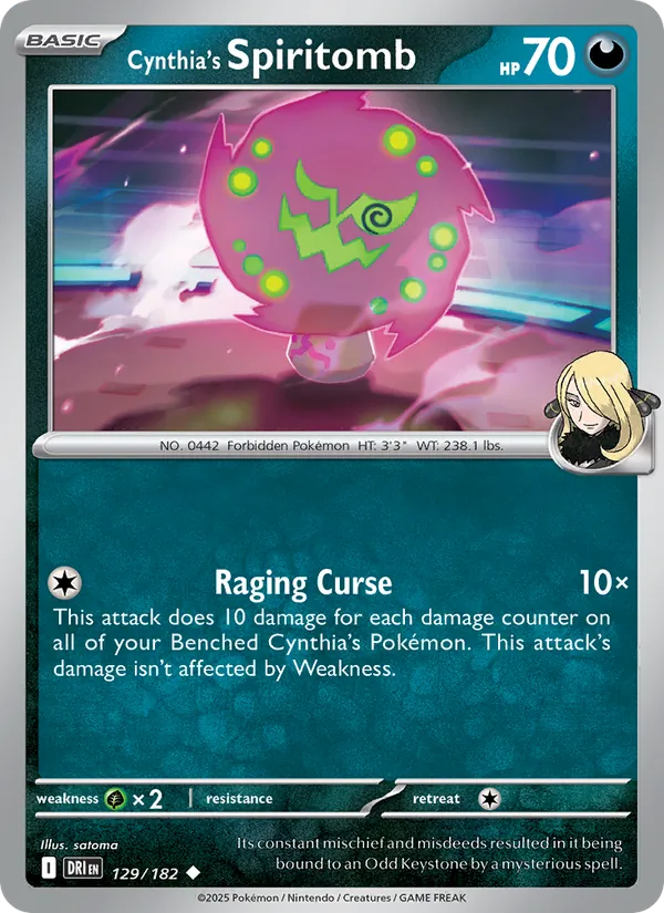 Spiritomb de Cynthia — Rivalités Destinées 129/182