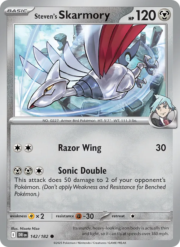 Steven's Skarmory — Destined Rivals 142/182