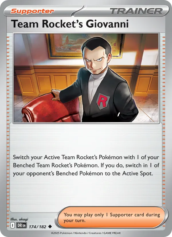 Team Rocket's Giovanni — Destined Rivals 174/182