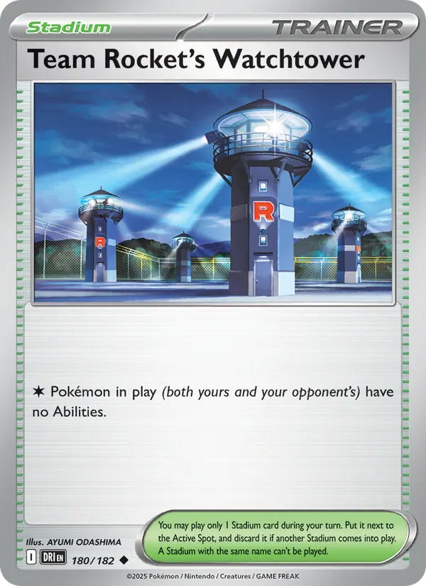 Team Rocket's Watchtower — Destined Rivals 180/182