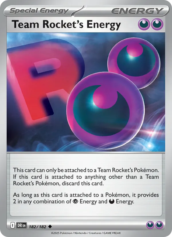 Team Rocket's Energy — Destined Rivals 182/182