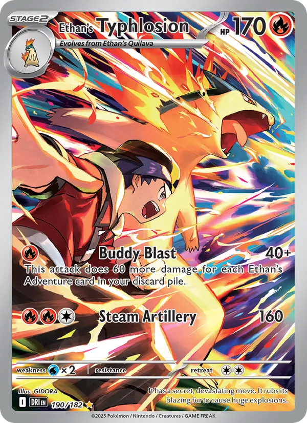 Ethan's Typhlosion — Destined Rivals 190/182