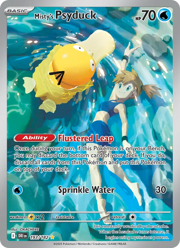Misty's Psyduck — Destined Rivals 193/182
