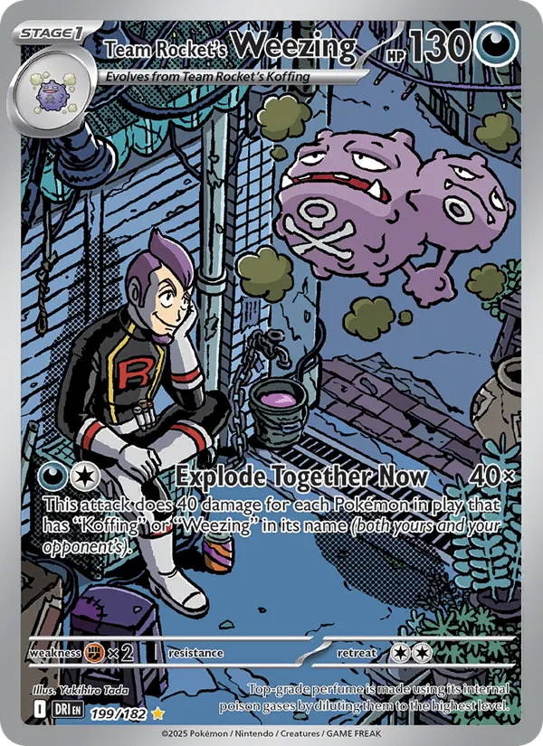 Team Rocket's Weezing — Destined Rivals 199/182