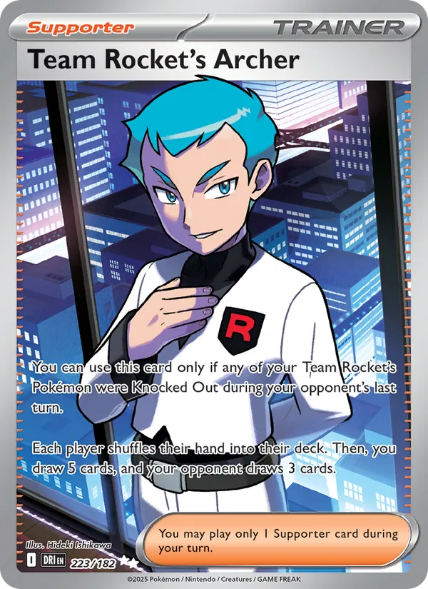 Team Rocket's Archer — Destined Rivals 223/182