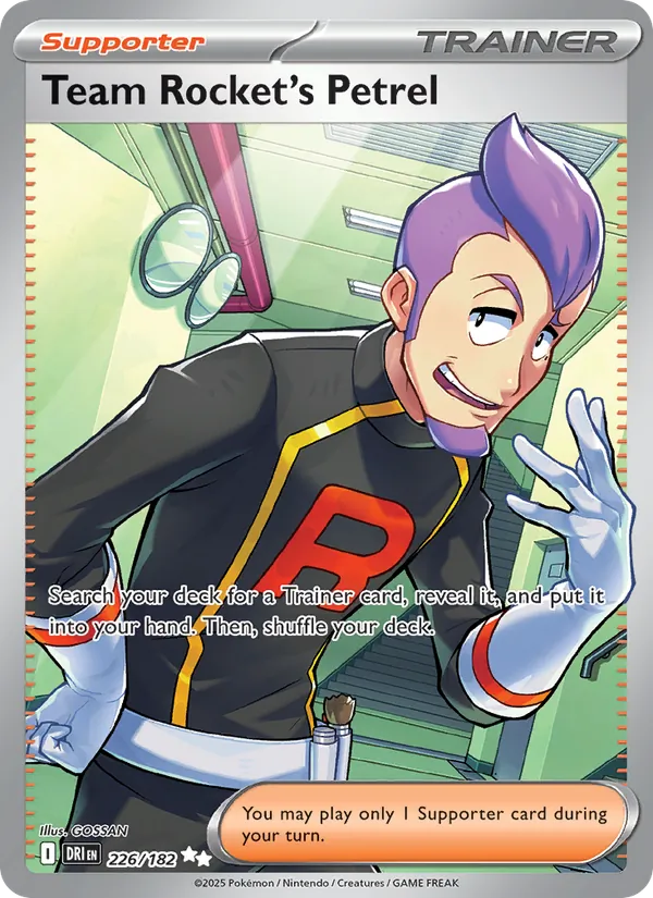 Team Rocket's Petrel — Destined Rivals 226/182