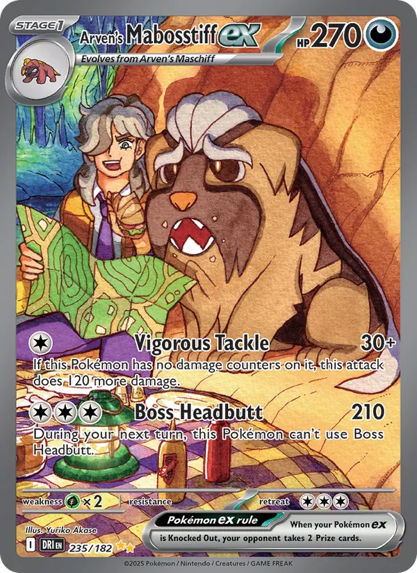 Arven's Mabosstiff ex — Destined Rivals 235/182