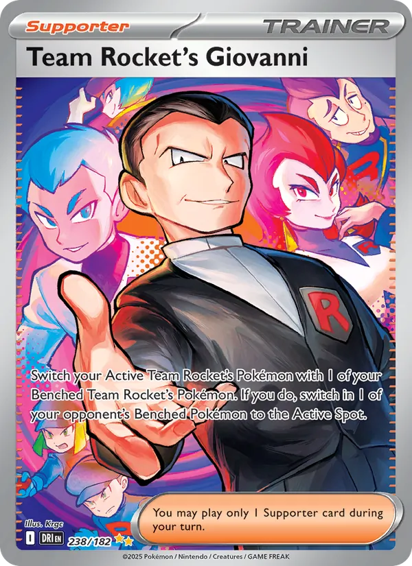 Team Rocket's Giovanni — Destined Rivals 238/182