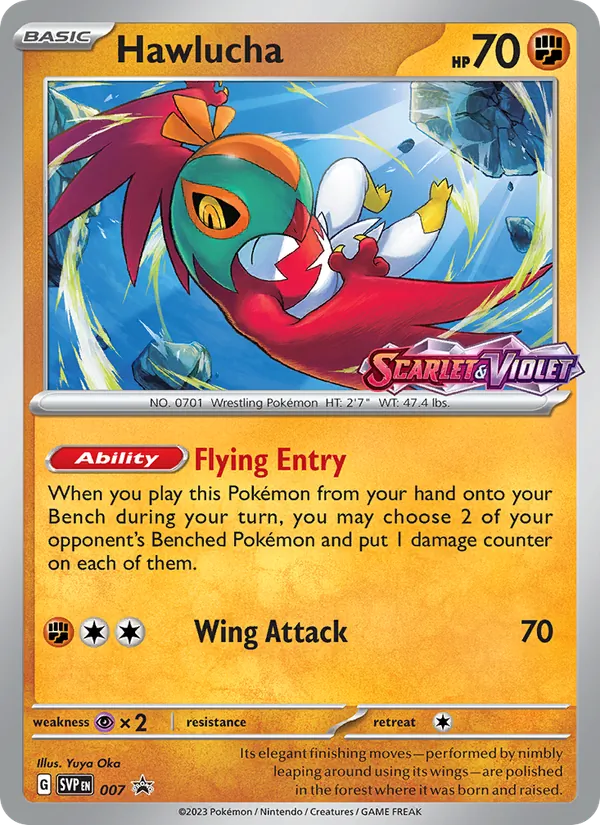 Hawlucha — SVP Black Star Promos 007/225