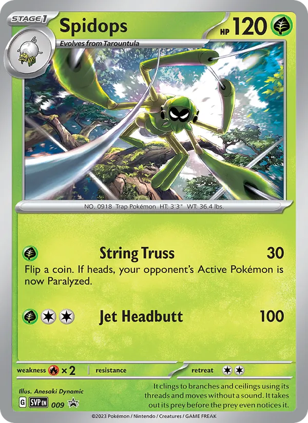 Spidops — SVP Black Star Promos 009/225