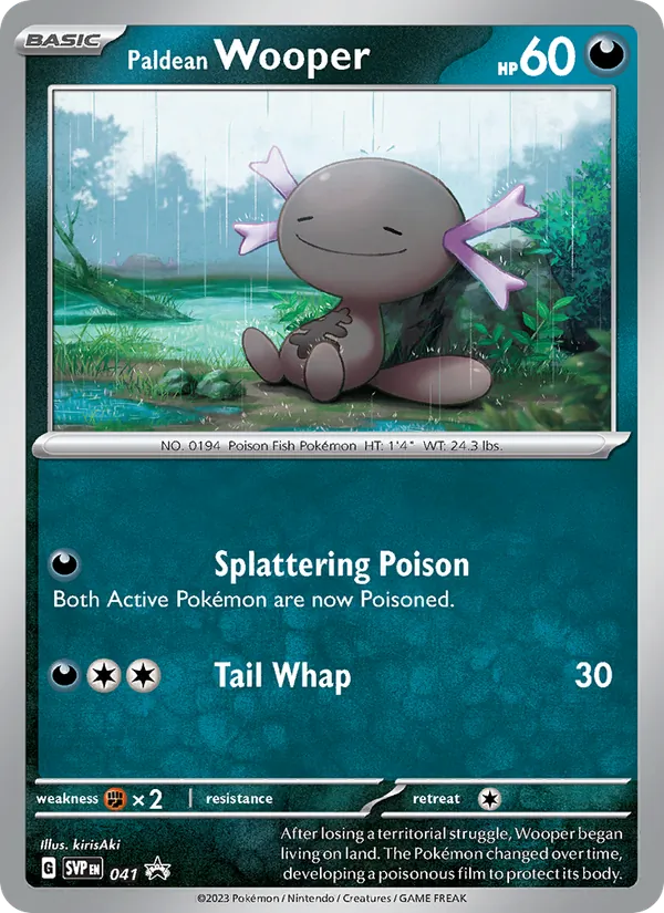 Axoloto de Paldea — SVP Black Star Promos 041/225
